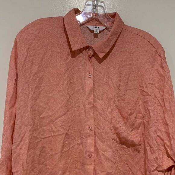 Jack BB Dakota Honey Phyton Blouse new without tag - Picture 3 of 5